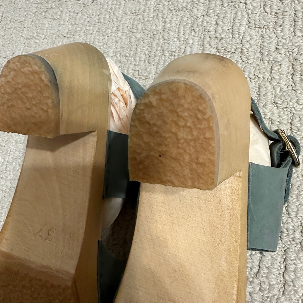 Bryr - Miranda Peep-toe Block Heel in Agave Size 7 - Picture 6 of 6